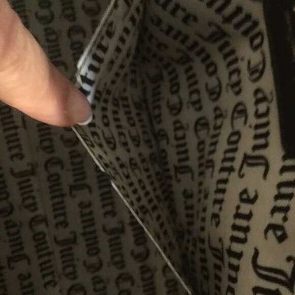 Juicy Couture carry on luggage tote excellent used  condition soft velvety pink - Picture 8 of 11